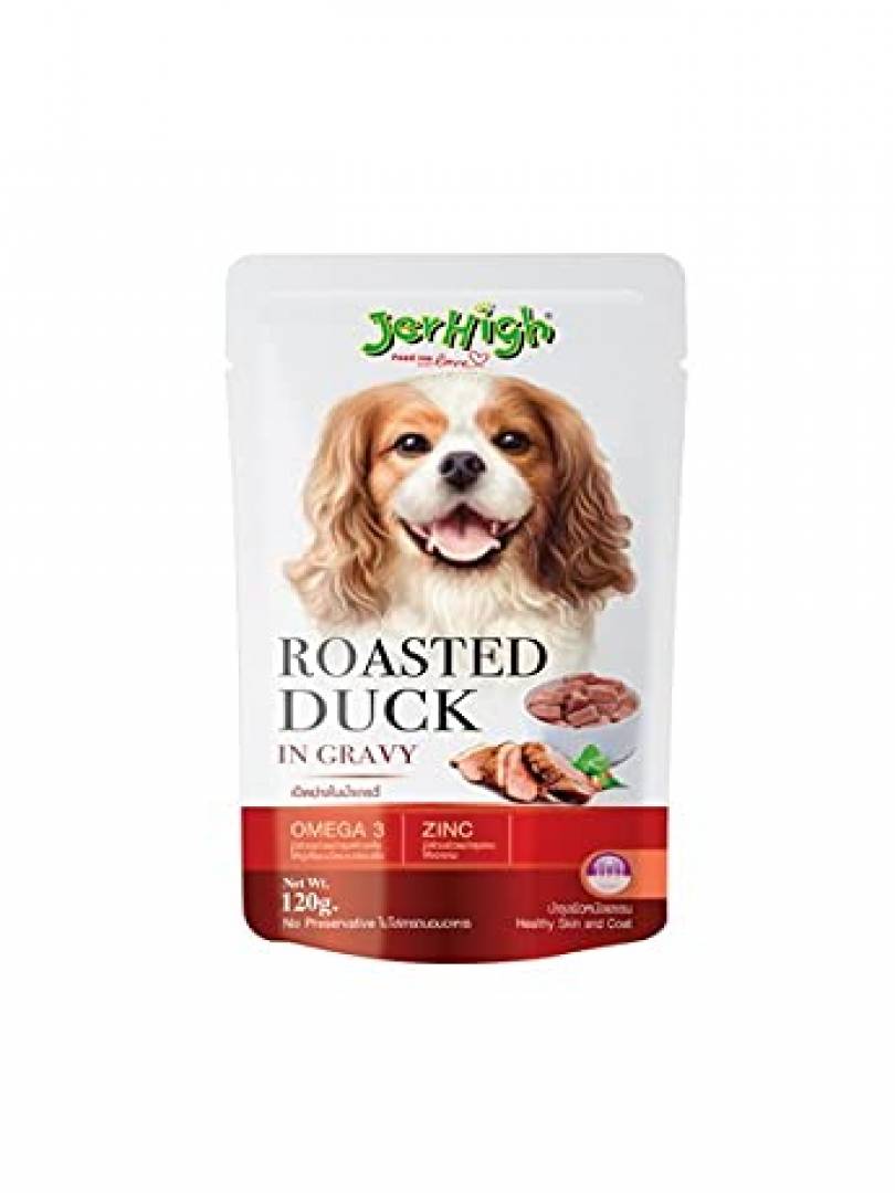 JerHigh Wet Food for Dogs Roasted Duck Pack of 12 on Effinity Pet Shoppe