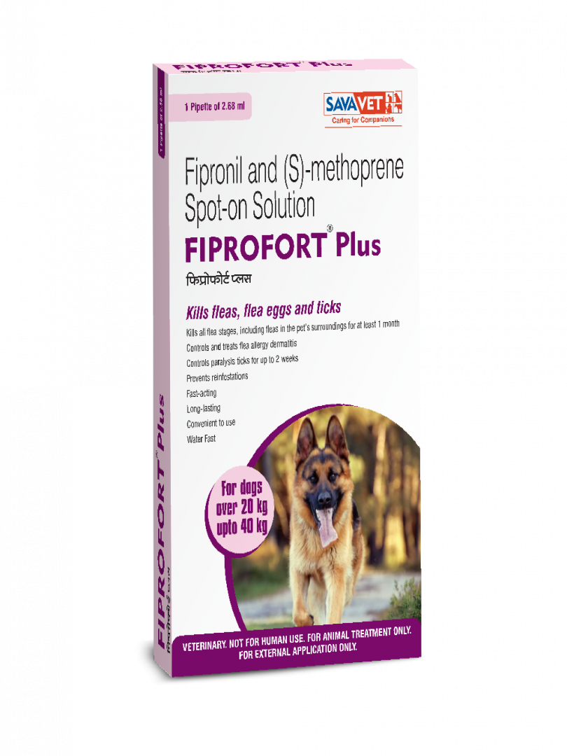 FIPROFORT PLUS 20-40KG SPOT ON (Fipronil) Catalogue Image 1