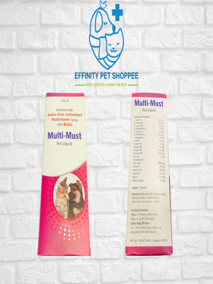 MULTI MUST SYRUP 200ML on Effinity Pet Shoppe