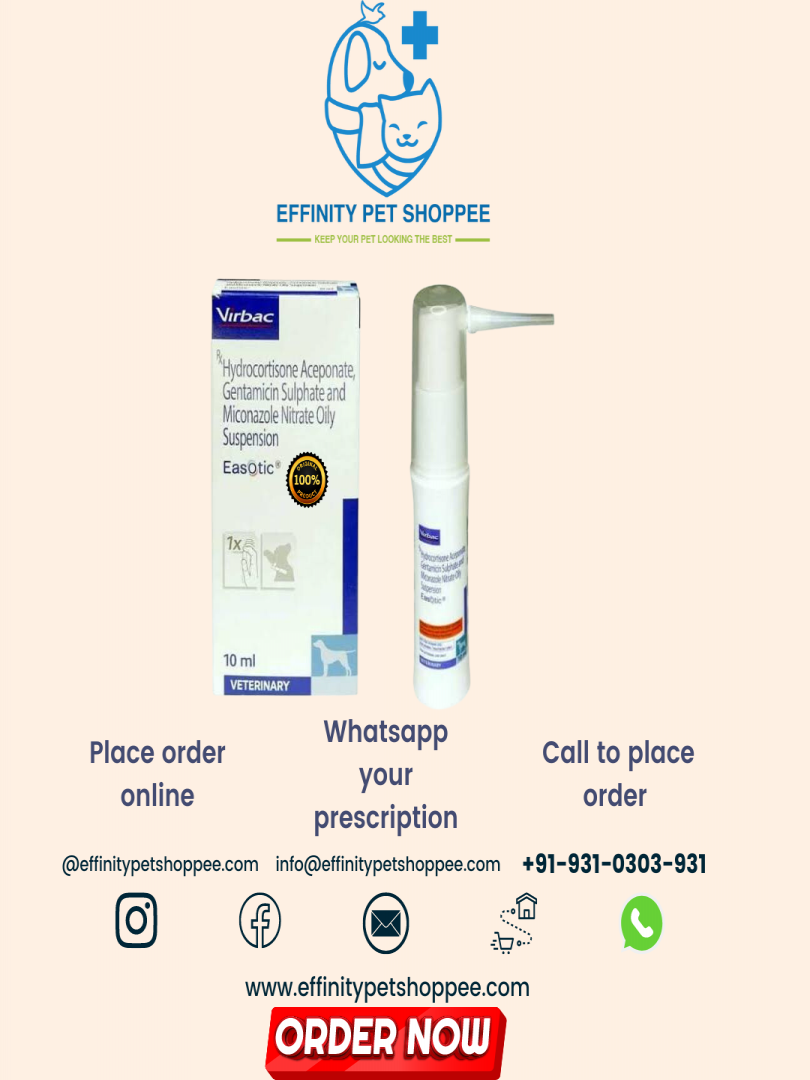 EASOTIC EAR DROP 10ML ( HYDROCORTISONE ACEPONATE, MICONAZOLE NITRATE, GENTAMICIN SULFATE ) Catalogue Image 1