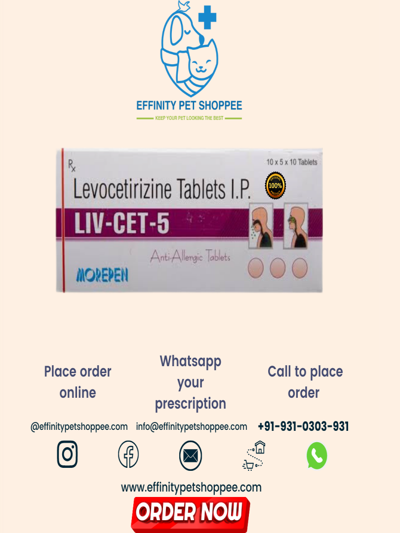 LIV CET 5 ( LEVOCETIRIZINE TABLETS ) Catalogue Image 1