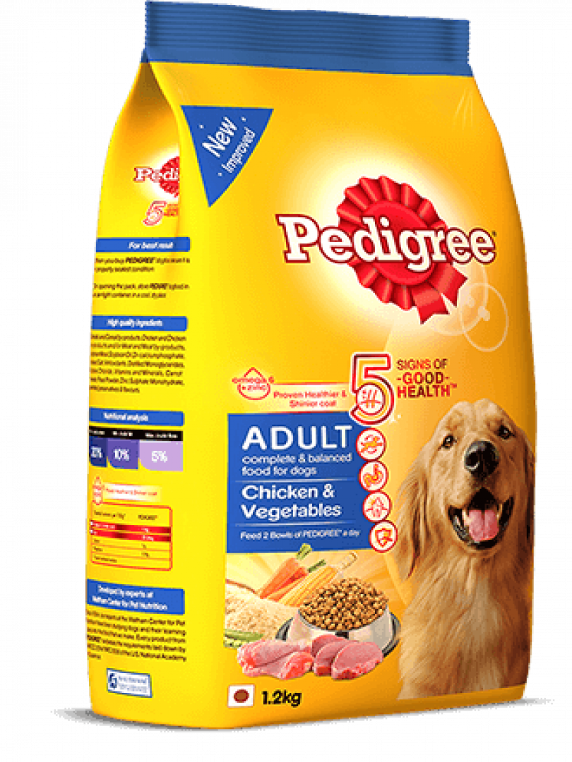 Cost of outlet 1 kg pedigree