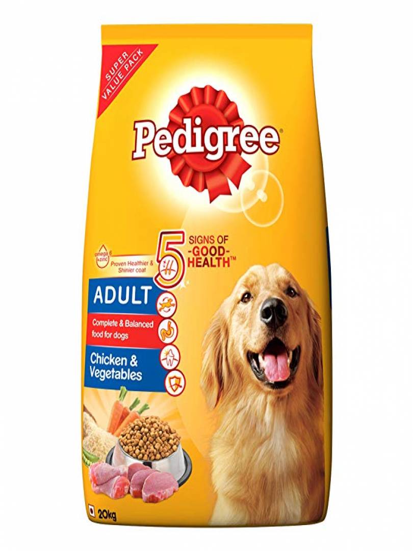 Pedigree Adult Chicken and Vegetables 20Kg on Effinity Pet Shoppe