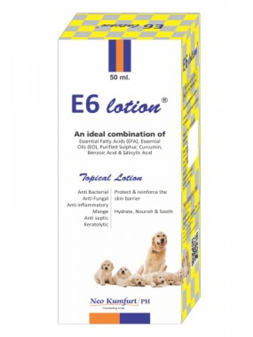 E6 lotion for on sale dogs