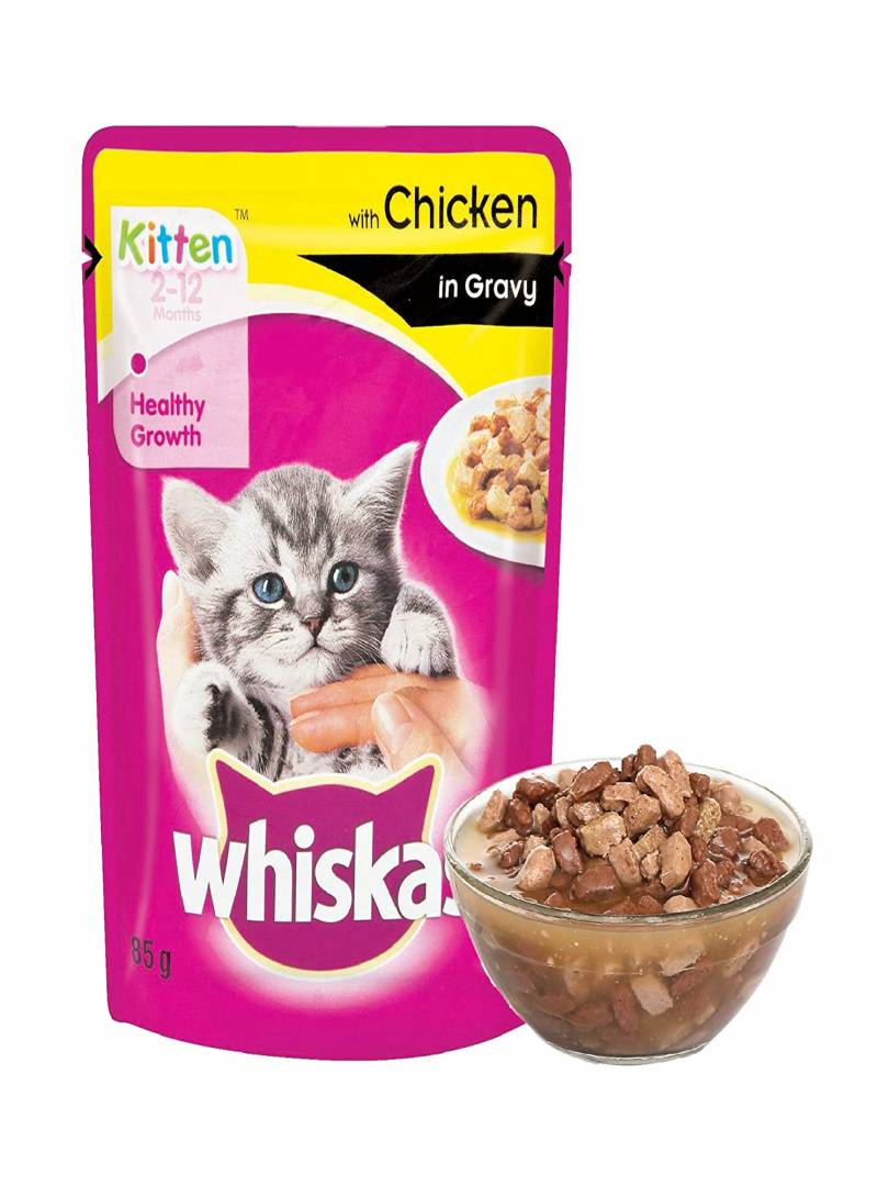 Whiskas Kitten Chicken Gravy 48pcs. Catalogue Image 1