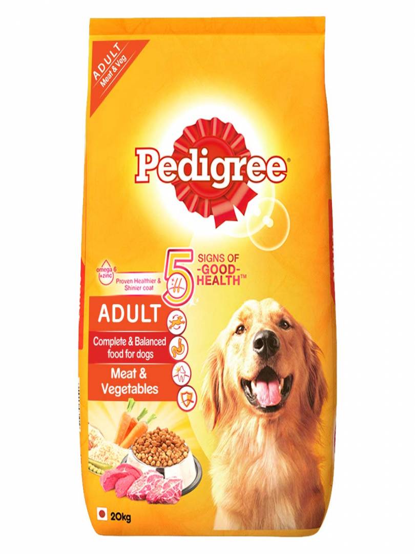 Pedigree meat 2025 and vegetables 20kg