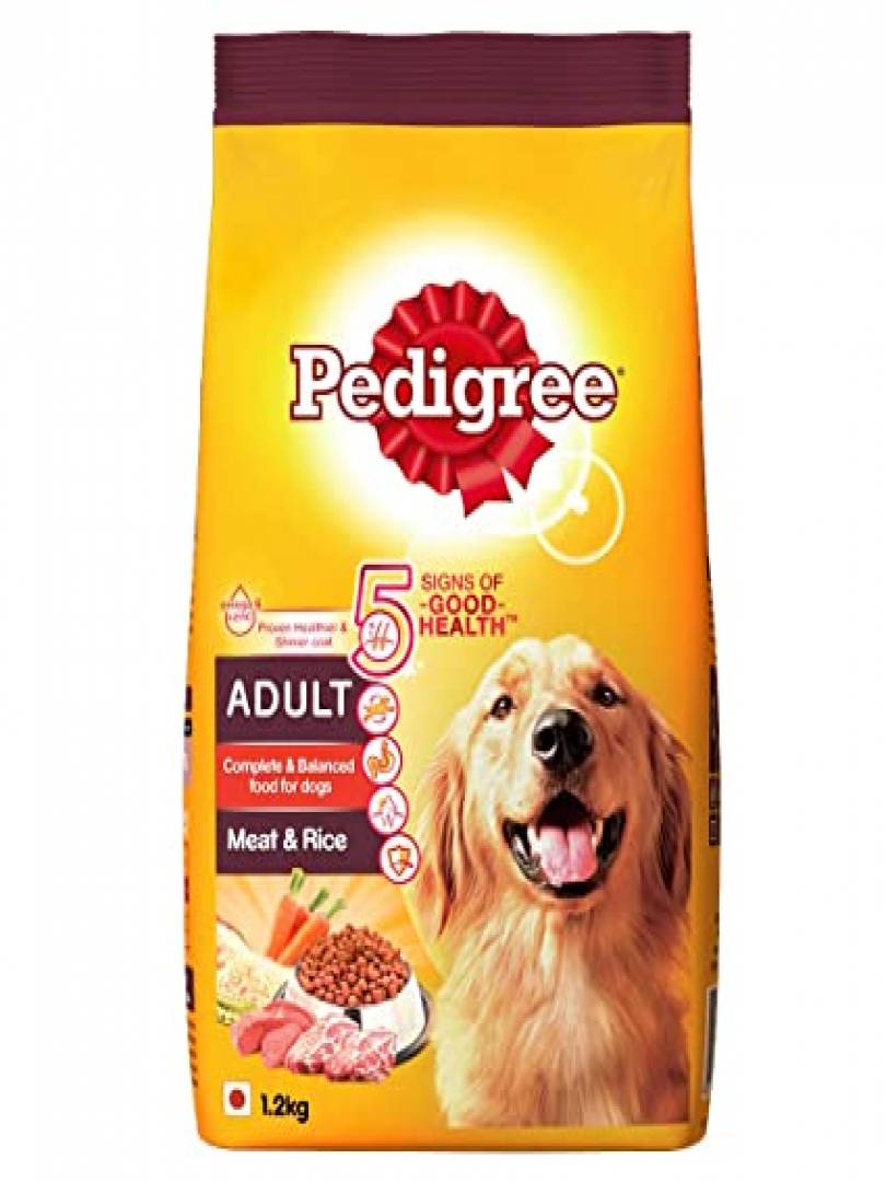 Pedigree Meat & Rice 1.2kg on Effinity Pet Shoppe