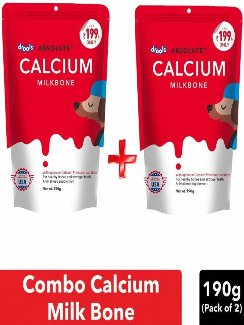 DROOLS ABSOLUTE CALCIUM BONE PACK 20PCS COMBO Catalogue Image 1